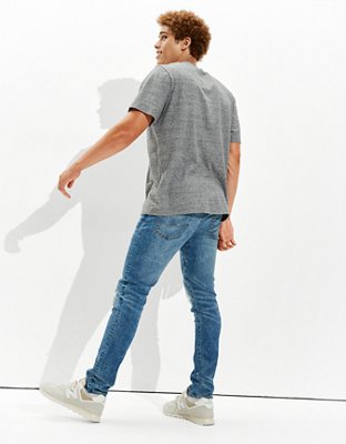 Мужские джинсы American Eagle AE AirFlex 360 Move-Free Ripped Athletic Skinny Jean — фото 2