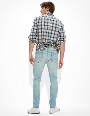 Мужские джинсы American Eagle AE AirFlex+ Temp Tech Patched Athletic Skinny Jean — фото 3