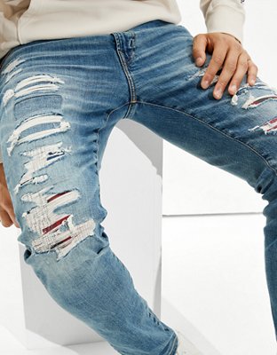 AE AirFlex+ Patched Athletic Skinny Jean