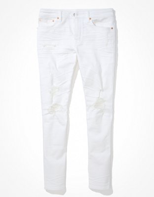 ripped jeans with air forces