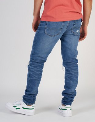 Мужские джинсы American Eagle AE AirFlex+ Ripped Athletic Skinny Jean — фото 2