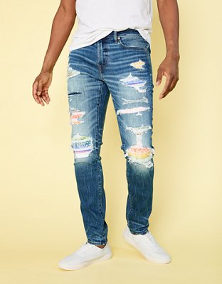 Мужские джинсы American Eagle AE Pride AirFlex+ Athletic Skinny Jean — фото 4