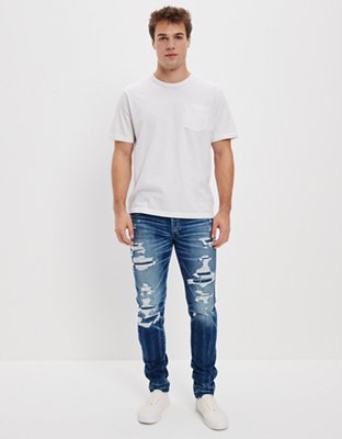 guy in ripped jeans