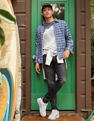 AE AirFlex 360 Athletic Skinny Jean gastado