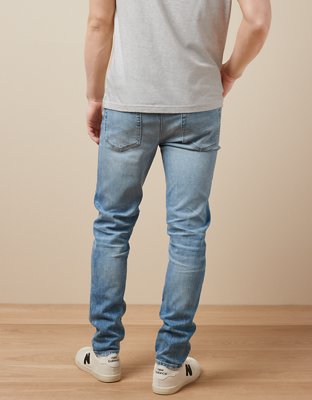 Мужские джинсы American Eagle AE AirFlex+ Distressed Athletic Skinny Jean — фото 2