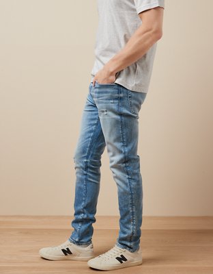 Мужские джинсы American Eagle AE AirFlex+ Distressed Athletic Skinny Jean — фото 4