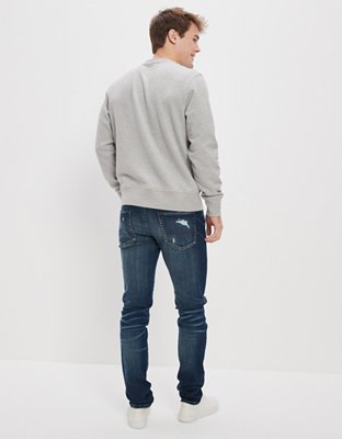 Мужские джинсы American Eagle AE AirFlex+ Athletic Skinny Patched Jean — фото 2
