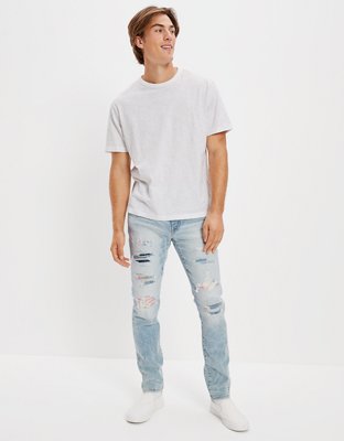 Мужские джинсы American Eagle AE Pride AirFlex+ Patched Athletic Skinny Jean — фото 4