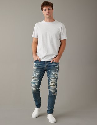 AE AirFlex+ Temp Tech Patched Stacked Jean