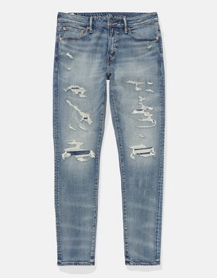 AE Flex+ Athletic Skinny Jean con Parches