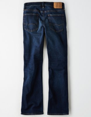 dark blue bootcut jeans mens