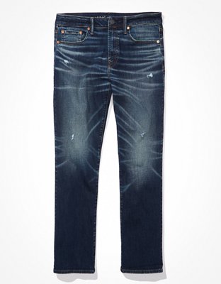 Мужские джинсы American Eagle AE AirFlex+ Temp Tech Distressed Original Bootcut Jean — фото 3
