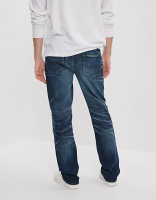 Мужские джинсы American Eagle AE AirFlex+ Temp Tech Distressed Original Bootcut Jean — фото 2
