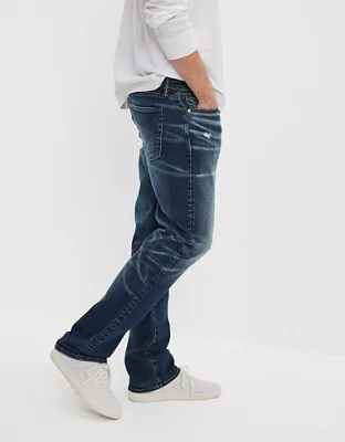 AE AirFlex+ Temp Tech Distressed Original Bootcut Jean
