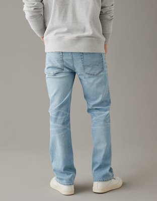 Мужские джинсы American Eagle AE AirFlex+ Ultrasoft Distressed Original Bootcut Jean — фото 2