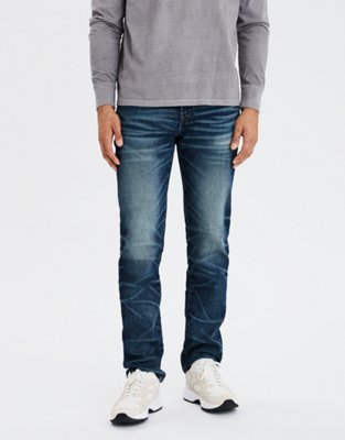 American eagle men's slim best sale straight jeans