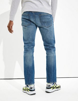 Мужские джинсы American Eagle AE AirFlex+ Temp Tech Slim Straight Jean — фото 2