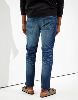 Мужские джинсы American Eagle AE AirFlex+ Clean Tech Slim Straight Jean — фото 2