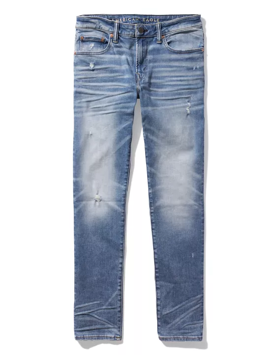 AE AirFlex+ Ripped Move-Free Slim Straight Jean