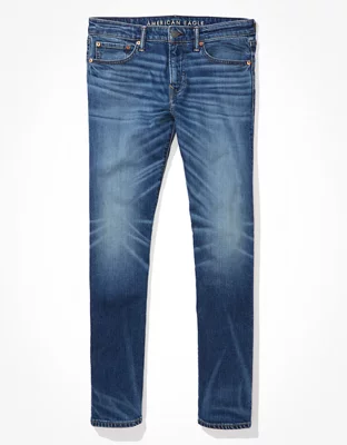 slim straight fit jeans