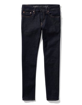 Buy American Eagle Men Blue Flex Original Straight Jean at