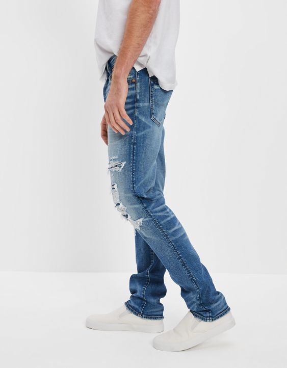 AE AirFlex+ Patched Slim Straight Jean