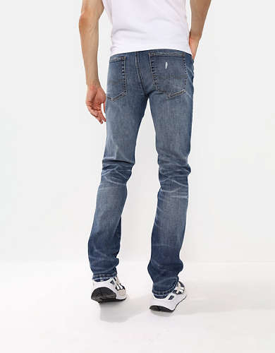 AirFlex+ Temp Tech Slim Straight Jean con Parches
