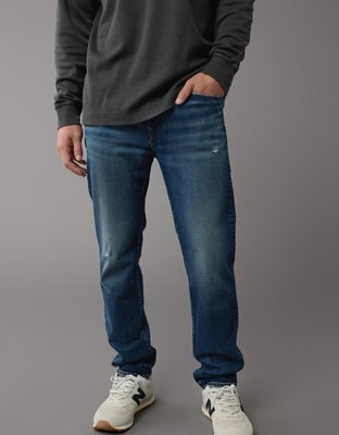 AE AirFlex+ Slim Straight Jean con Rasgados