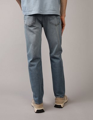 Мужские джинсы American Eagle AE AirFlex+ Slim Straight Distressed Jean — фото 2
