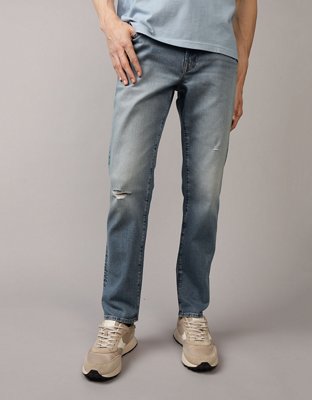 AE AirFlex+ Slim Straight Distressed Jean