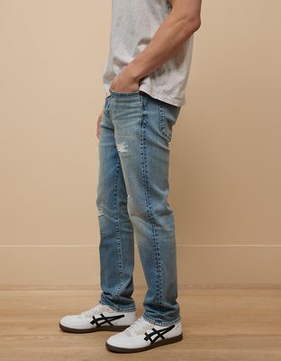 AE EasyFlex Patched Slim Straight Jean