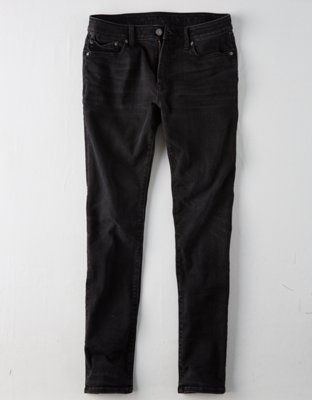 mens black slim tapered jeans