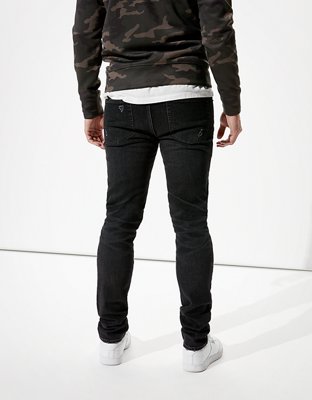 Мужские джинсы American Eagle AE AirFlex+ Ripped Slim Jean — фото 2