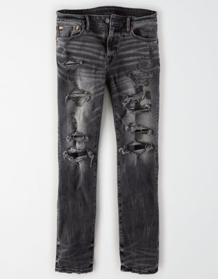 Shop AE AirFlex+ Ripped Skinny Jean online