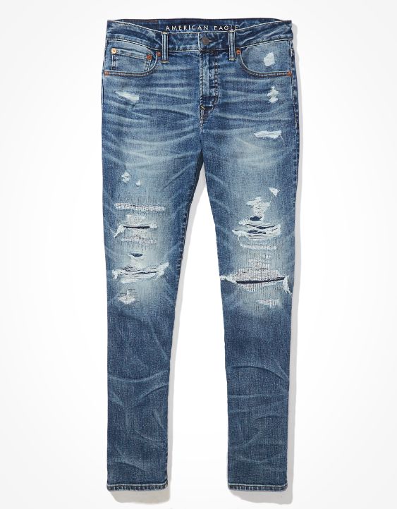 AE AirFlex+ Patched Move-Free Slim Jean