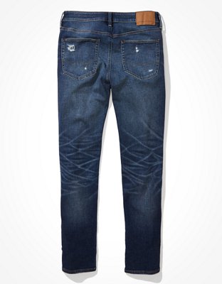 Мужские джинсы American Eagle AE AirFlex+ Clean Tech Patched Slim Jean — фото 4