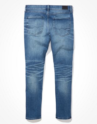 Мужские джинсы American Eagle AE AirFlex+ Patched Move-Free Slim Jean — фото 2