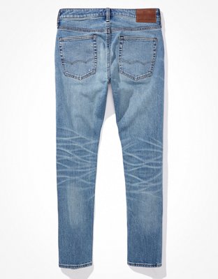 Мужские джинсы American Eagle AE Flex Selvedge Ripped Slim Jean — фото 4