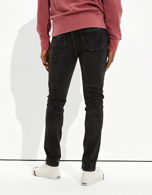 Мужские джинсы American Eagle AE AirFlex 360 Patched Slim Jean — фото 2