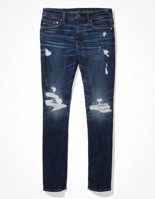 Мужские джинсы American Eagle AE AirFlex 360 Patched Move-Free Slim Jean — фото 3