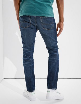 Мужские джинсы American Eagle AE AirFlex 360 Patched Move-Free Slim Jean — фото 2