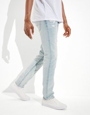 Мужские джинсы American Eagle AE Ripped Slim Selvedge Jean — фото 5