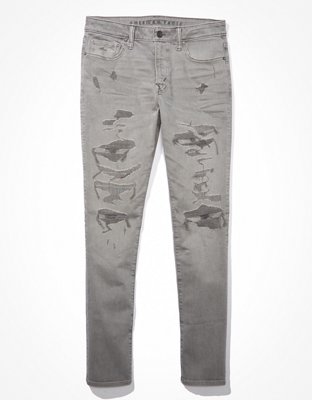 American eagle store grey skinny jeans