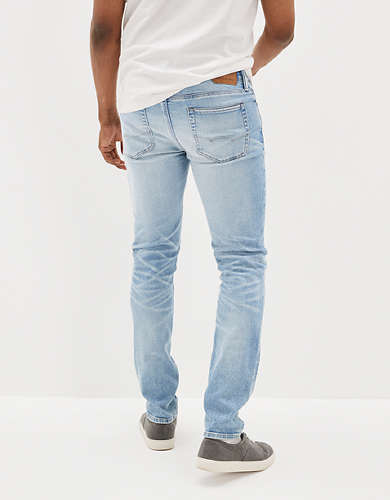 American Eagle Outfitters Slim jeans blauw casual uitstraling Mode Spijkerbroeken Slim jeans 