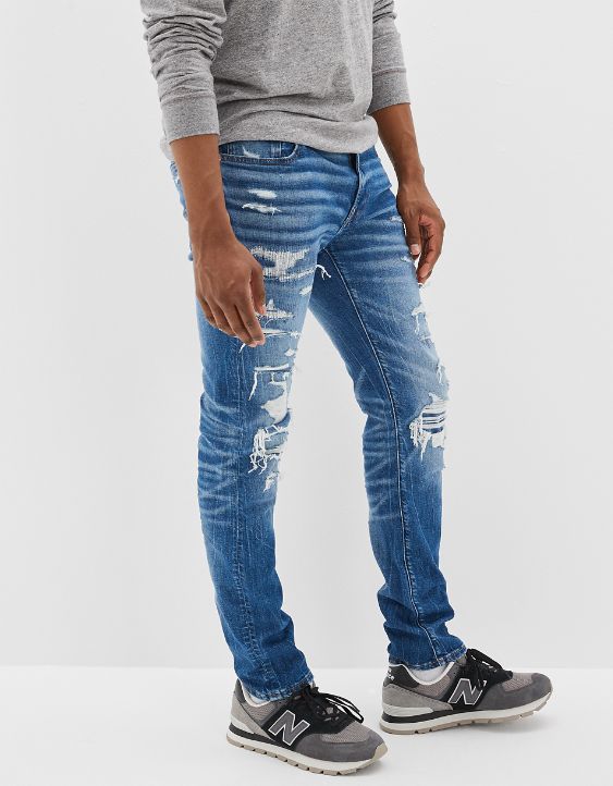 AE AirFlex+ Patched Slim Jean