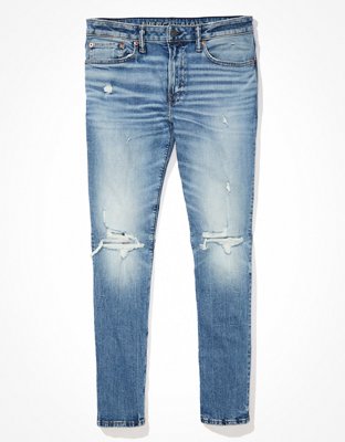 AMERICAN EAGLE MENS RIPPED JEANS