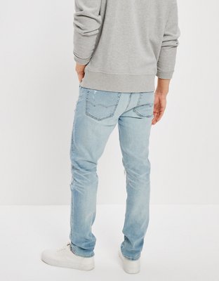 Мужские джинсы American Eagle AE AirFlex+ Patched Slim Jean — фото 2