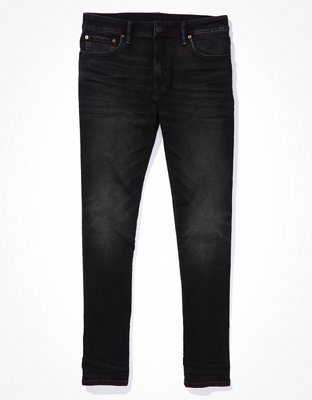 American Eagle Men's 4217 Airflex Next Level Stretch Patched Knee Slim Leg  Jeans Washed Black Wash, Washed Black Wash, 26W x 28L: Buy Online at Best  Price in UAE 