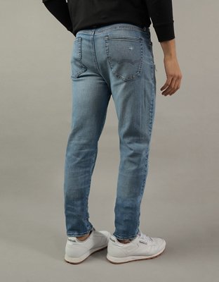 Мужские джинсы American Eagle AE AirFlex+ Ultrasoft Patched Slim Jean — фото 2