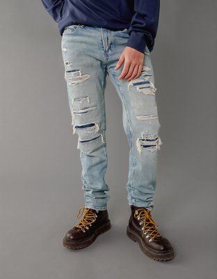 AE AirFlex+ Slim Jean con Parches y Fibras de TENCEL™